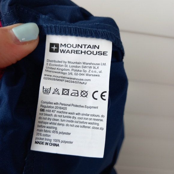 Mountain Warehouse Quest Shorts Navy Size 18 Lightweight UV Protection Quick Dry - Picture 11 of 12